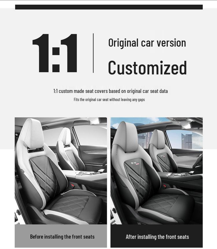 Leather Car Seat Cushion for Changan CS75 PLUS - Four Seasons Use, New Model