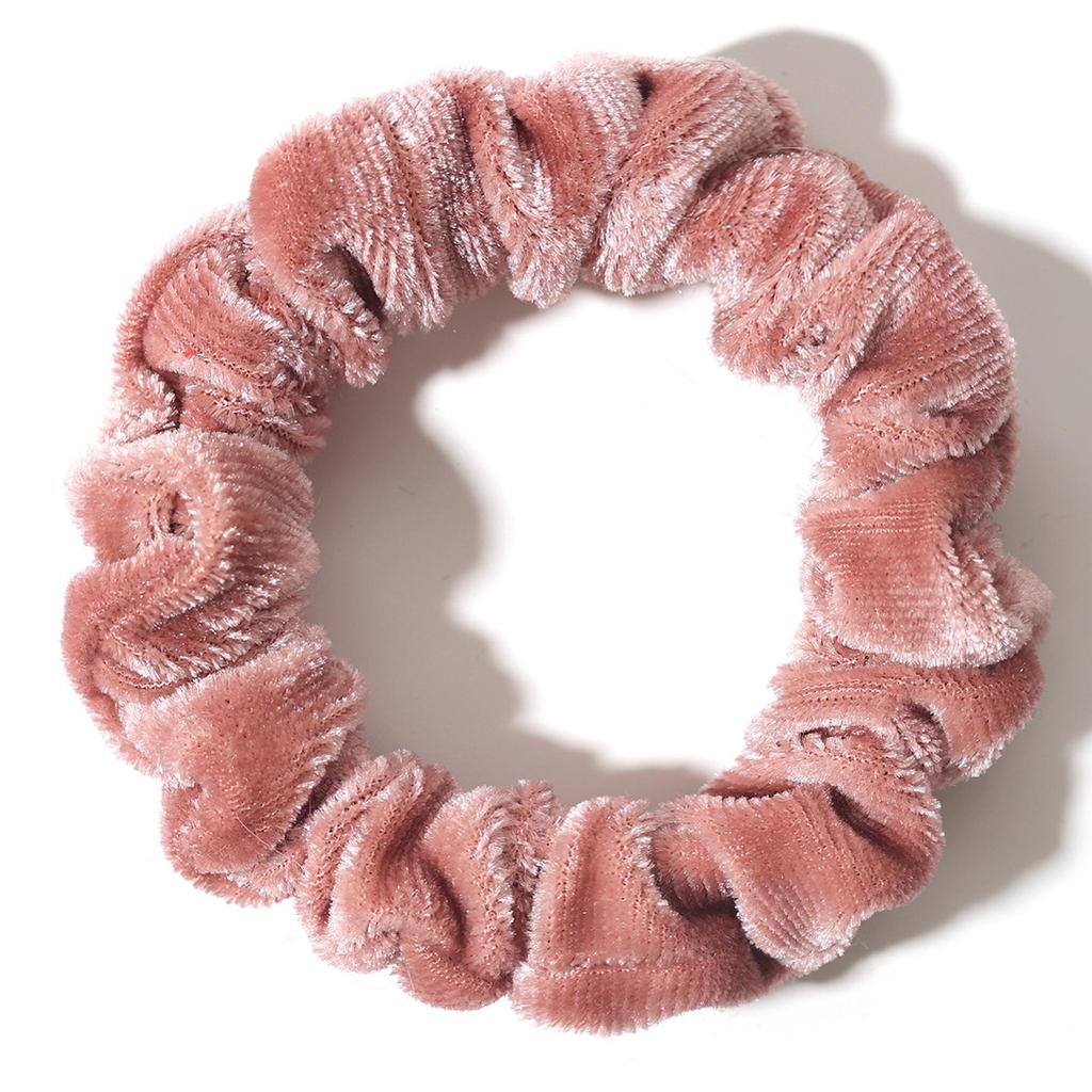 Bell Fashion Velvet Hair Ties: Classic High-Elasticity, Soft Touch In Solid Colors