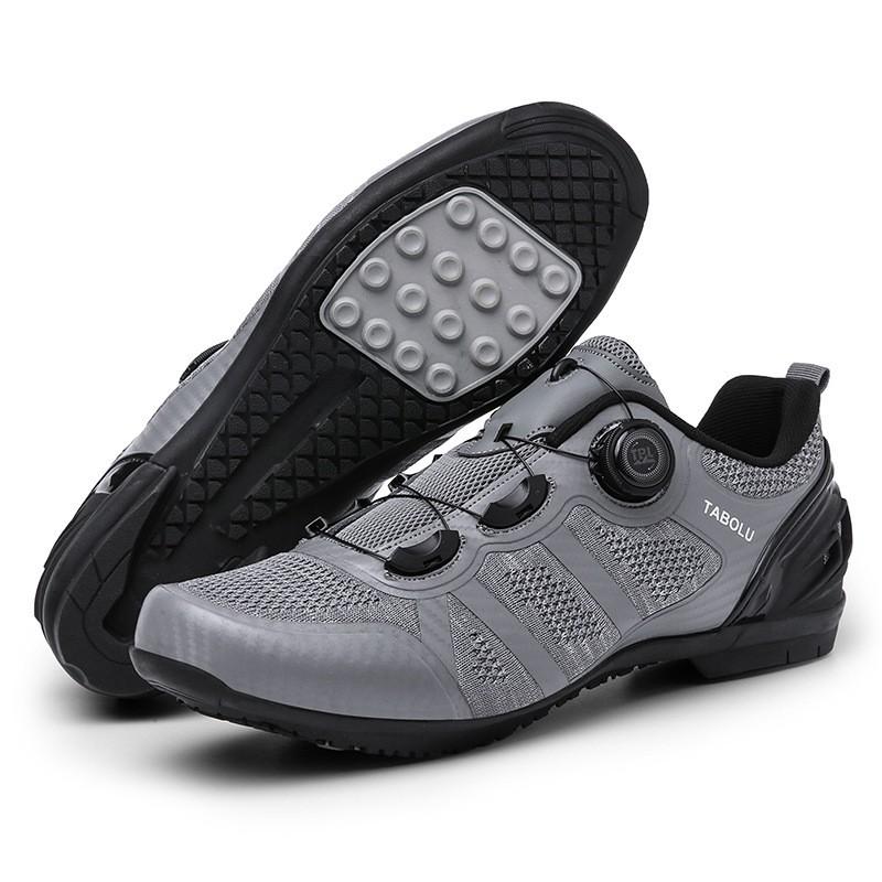 Breathable Cycling Shoes Road Mountain Bikes Unisex Lightweight Clipless Flat Pedal Options