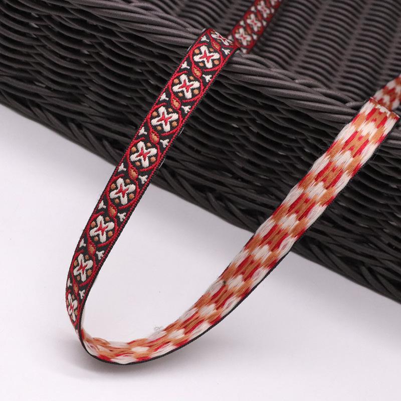 Ethnic Lace Woven Ribbon: Chinese Embroidery Jacquard for DIY Clothing & Home Textiles