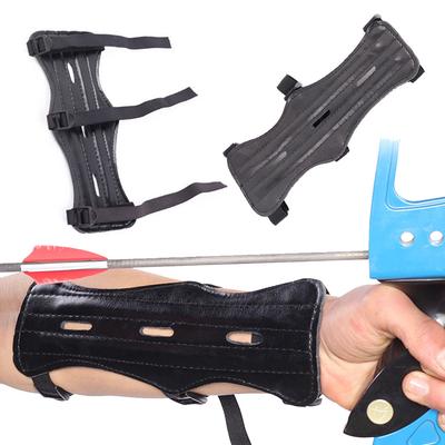 Archery Arm Guard Arm Protector Adjustable Strap Forearm Guard Archery Protection Equipment Bow Arrow Accessories