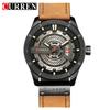 Relogio Masculino CURREN Watch Men Waterproof Calendar Sport Military Male Clock Top Brand Luxury 3D Dial Man Wristwatch 8301