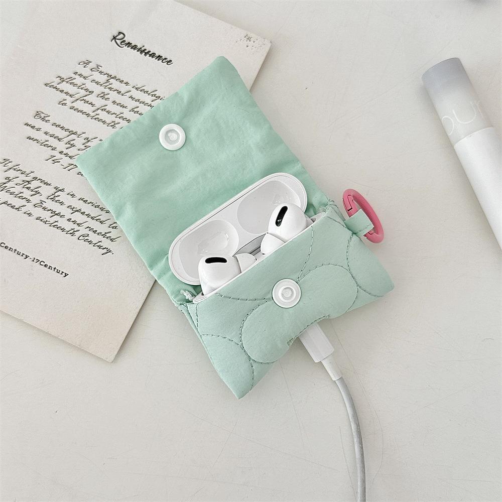 Balletcore Headphone Storage Bag Korean Style Bluetooth Headset Earphone Case  Gifts