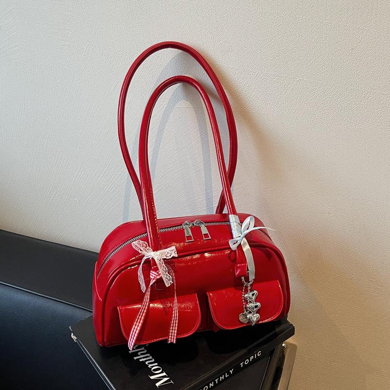 Versatile Boston Tote Shoulder Bag - Underarm Carry