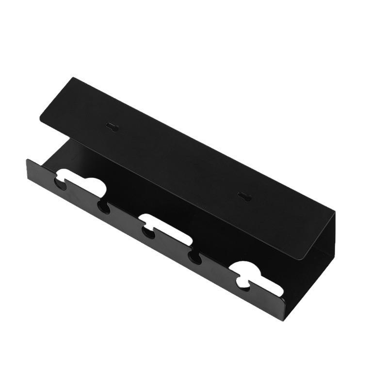 Under-Desk Cable Management Rack: No-Drill Power Strip & Cord Organizer for Home Offices