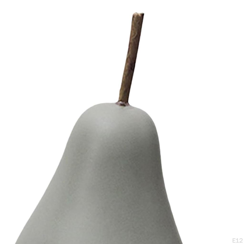 Figura Decorativa a Forma di Pera in Ceramica per Esposizione in Casa e in Ufficio