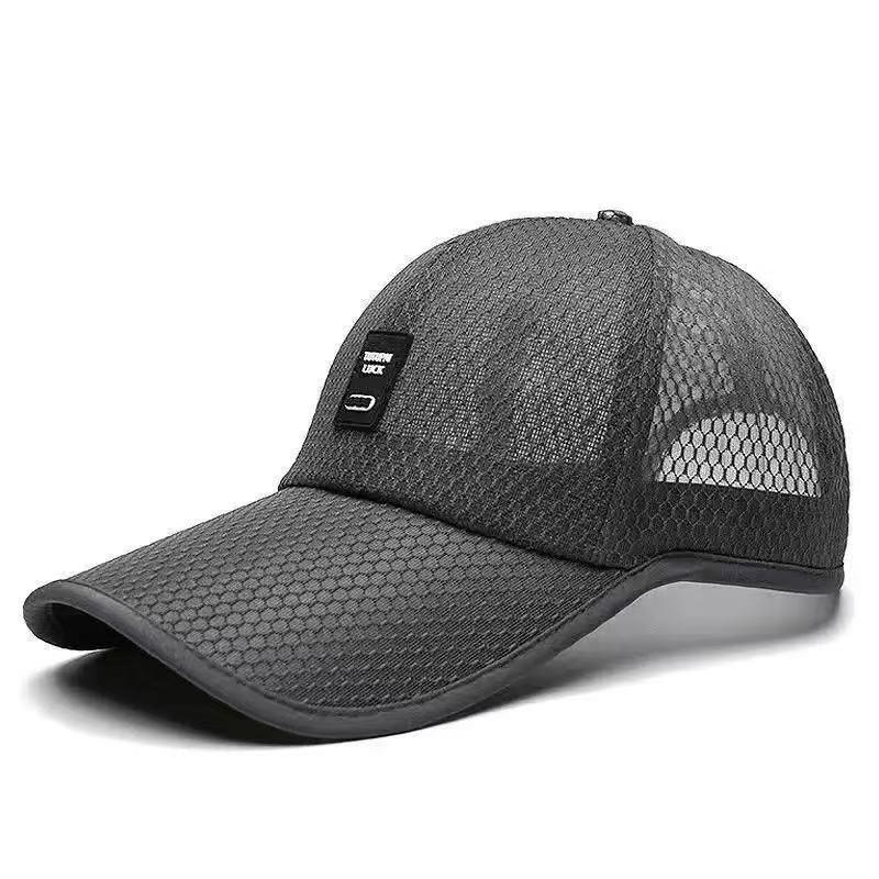 Solar Powered Ventilated Fishing Hat with Sun Protection for Men & Women - Breathable Summer Mesh Cap