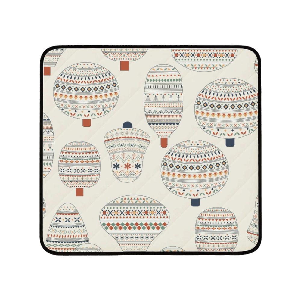 Waterproof Outdoor Mat Moisture-Proof Camping Mat Canvas Material Picnic Mat  Picnic Style 2