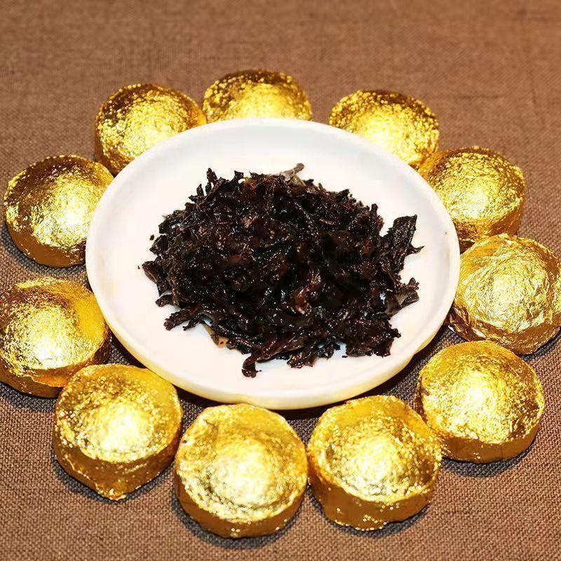 Yunnan Sticky Rice Scented Pu-erh Tuo Cha Ripe Mini Tea Cakes Loose Leaf Bulk