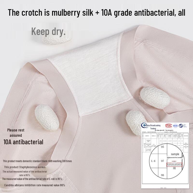 Women's Antibacterial High-Waist Briefs