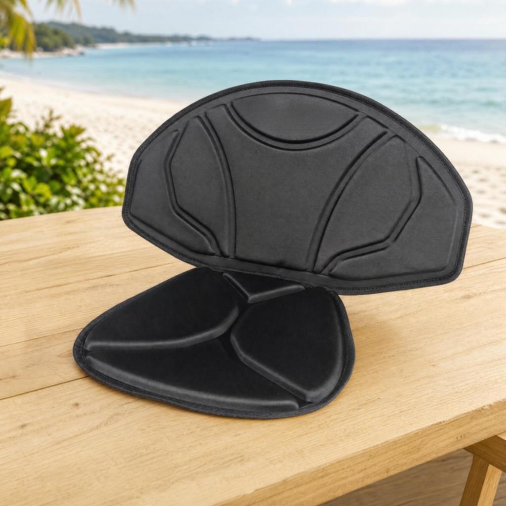 EVA Kayak Seat Cushion Supportive with Backrest Long-Lasting