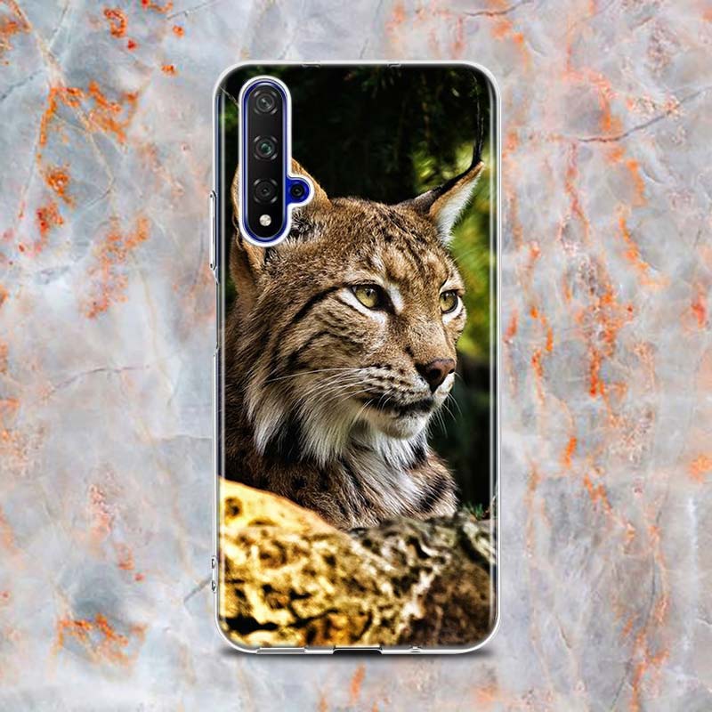 Cute Canada Lynx Silicone Cover For Honor 20 20S 20E 8 8A Prime 8X MAX 8C 8S 7A 7C 7S Pro Phone Case