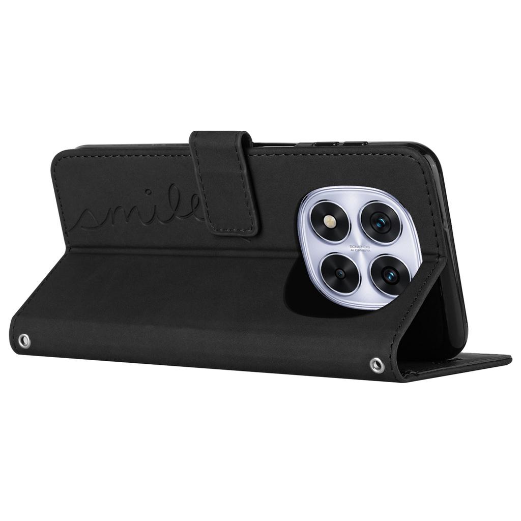 Für Xiaomi Redmi Note 14 Pro+ 5G/Note 14 Pro 5G/Poco X7 5G Hülle Ständer PU Leder Handyhülle Aufgedrucktes Muster