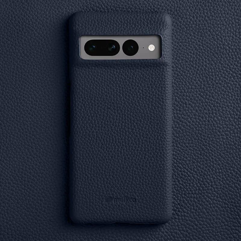 Melkco 100% Echtes Leder Hülle für Google Pixel 8 9 10 Pro XL Premium Luxus Hüllen High-End Business Rindsleder Handyhülle