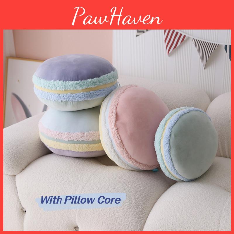 Nordic Valentine's Day Macaron Color Cookie Pillow For Home Decoration Sofa And Bed