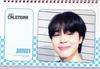 Jimin Sada samolepek na stolní kalendář (Fotokniha) 2026-2027 (2 roky) + K-POP