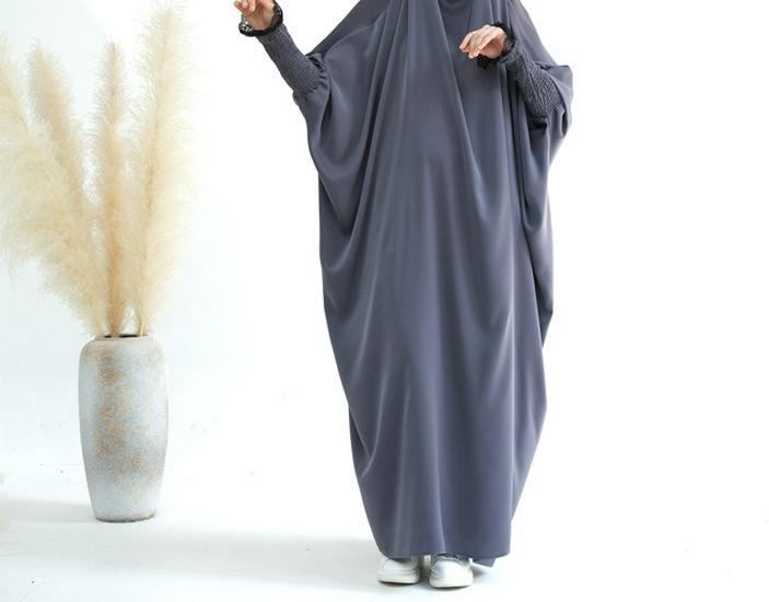 Loriya Solid Color Big Swing Robe Dress 2023 - LR609, Dubai, Turkey