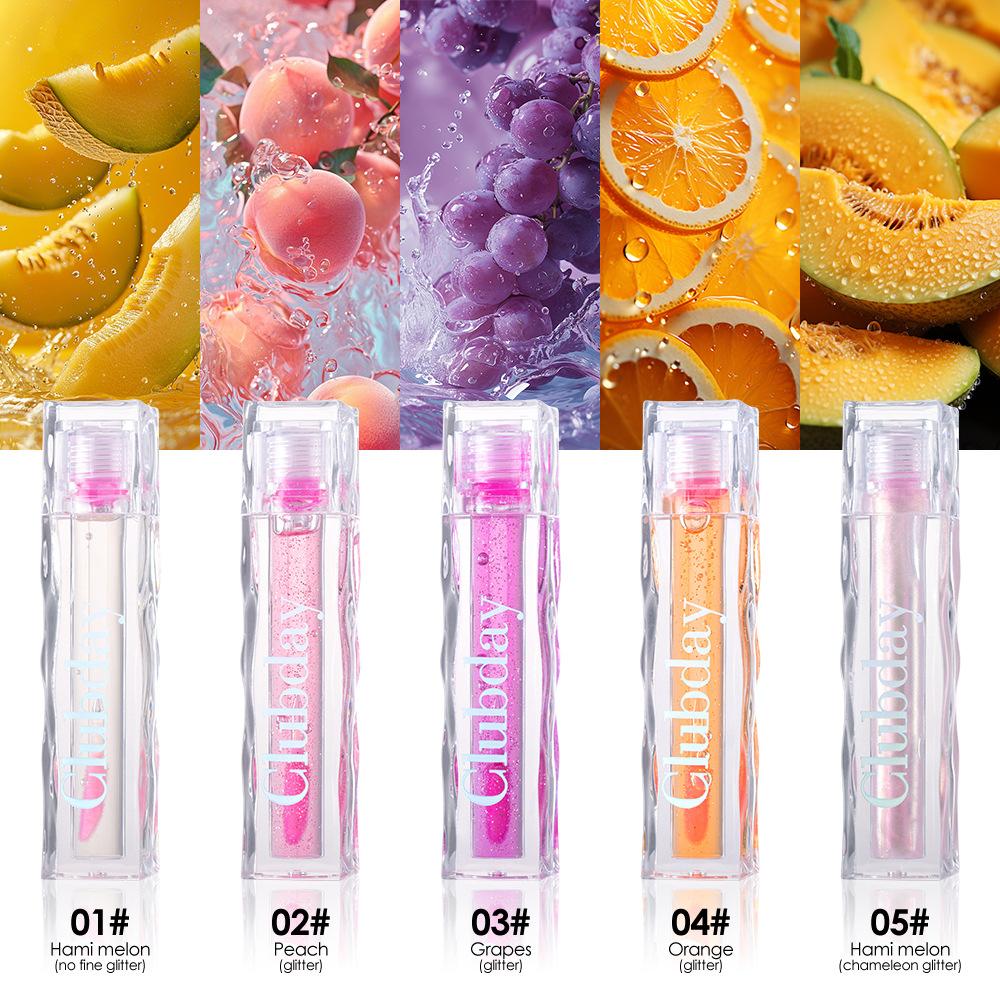 Feuchtigkeitsspendender und pflegender Lippenstift, fruchtiger Lippen-Gloss, langanhaltende Feuchtigkeit, temperaturverändernder Lippen-Glanz, Spiegeleffekt, wässriges Lippenöl