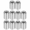 Pack of 10 Coupling Tall Nuts, M8 X 12 X 20mm High, Coupling Nuts, Spacer Round, Joint Nuts, Round Connector Nuts, Made of 304 Stainless Steel