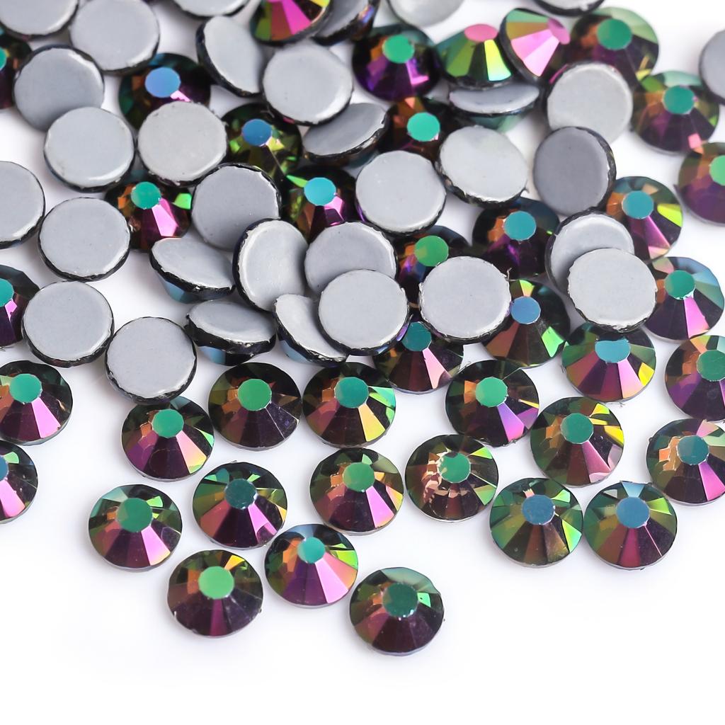 Weichen Rhinestone Factory Austrian Diamond Decorative Rhinestone Diy Nail Art Beauty Glass Jewelry Glue Bottom Color Plated Rhinestone