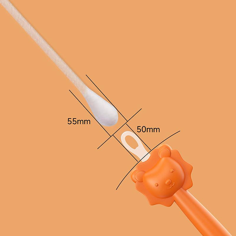 1Pcs Baby Cleaner Spoon Double-Headed Soft Wax Curette Picker Nose Cleaner Silicone Ear Wax Pickers