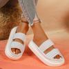 Women Slippers 2024 Summer Fashion Open Toe Flip Flops Sandals Flats Shoes Low Heels Slippers Slides Women Pantuflas De Mujer