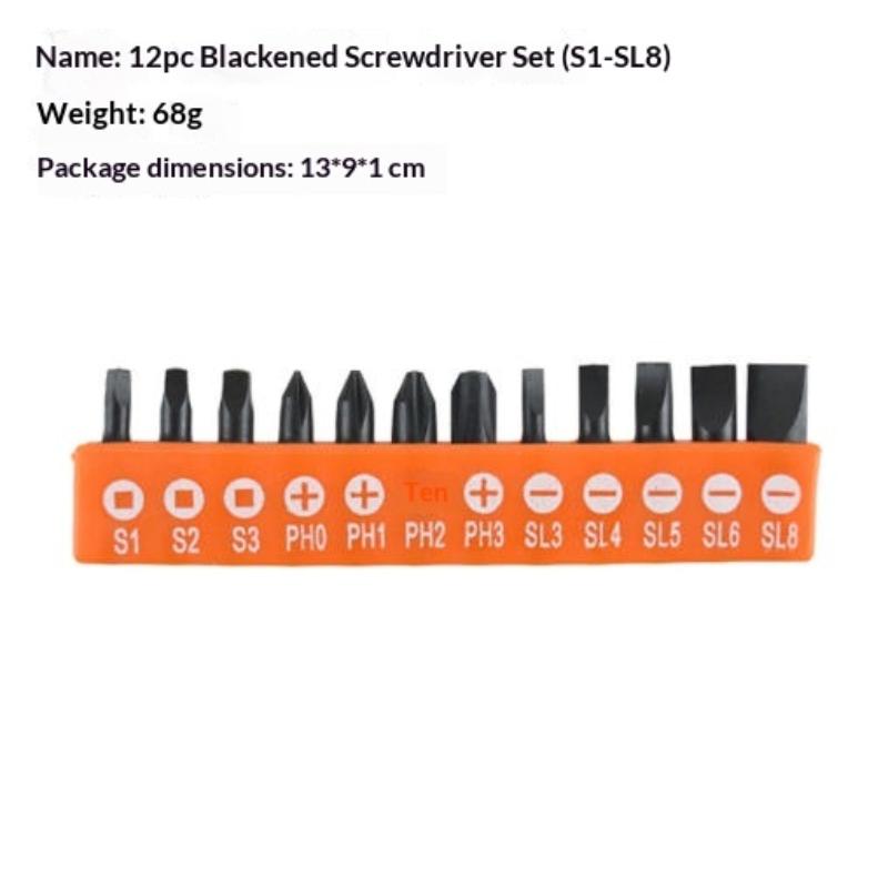 25mm 1/4in Hex Shank Driver Bit For DIY Home Projects Or Work Sites 10/12/48Pcs Alloy Steel Magnetic Kit Hex Screwdriver Bit Set
