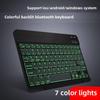 Wireless Bluetooth Keyboard Mouse Set RGB Backlit for Phone Tablet PC 10inch Multi Color