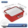 Double-Compartment Rectangle Ceramic Buffet Warmer Pot