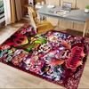 Fantasy Creatures Unite Carpet For Playroom Bedroom Living Room Sofa Home Decorkids Game Area Rug Nonslip Floor Mat