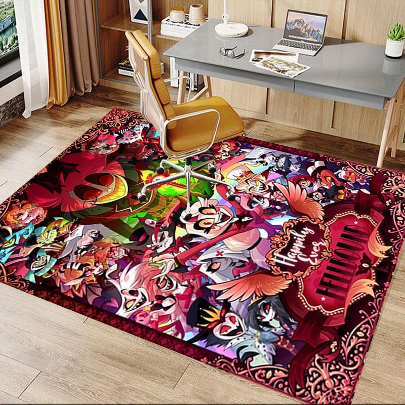 Fantasy Creatures Unite Carpet For Playroom Bedroom Living Room Sofa Home Decorkids Game Area Rug Nonslip Floor Mat