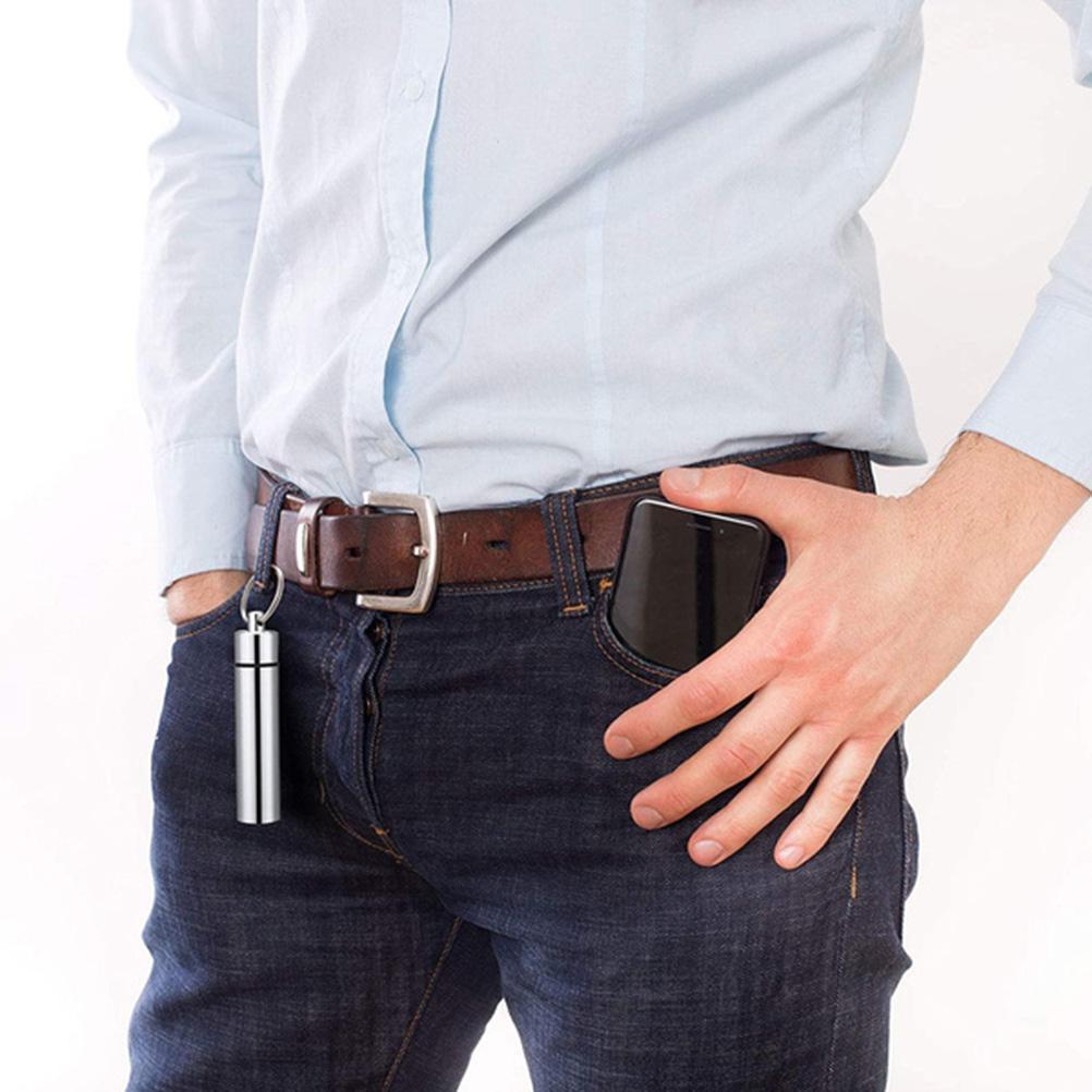 Portable Titanium Toothpick Bag Set Reusable Stainless Steel Toothpicks with Holder for Outdoor