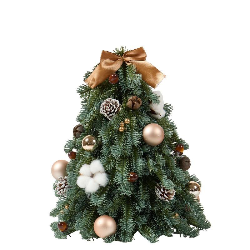 New Mini Christmas Tree Decorations Realistic Faux New Year Tree for Home Decor Gifts Convenient and Practical Holiday Accessory