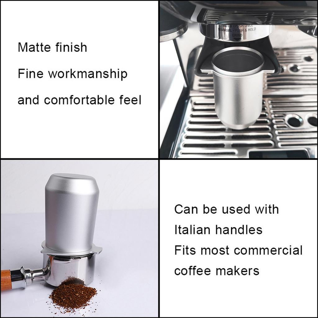 Breville Sage 870 875 878 Compatible 53.4mm Silvery Dosing Cup Recyclable Powder Measuring Accessory Heavy Duty Precision Fit Espresso Tool