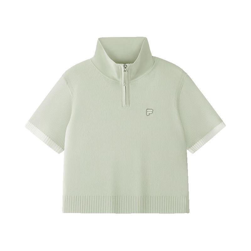 

FILA Women s 2026 Summer Slim-Fit Stand Collar Knit Top XL
