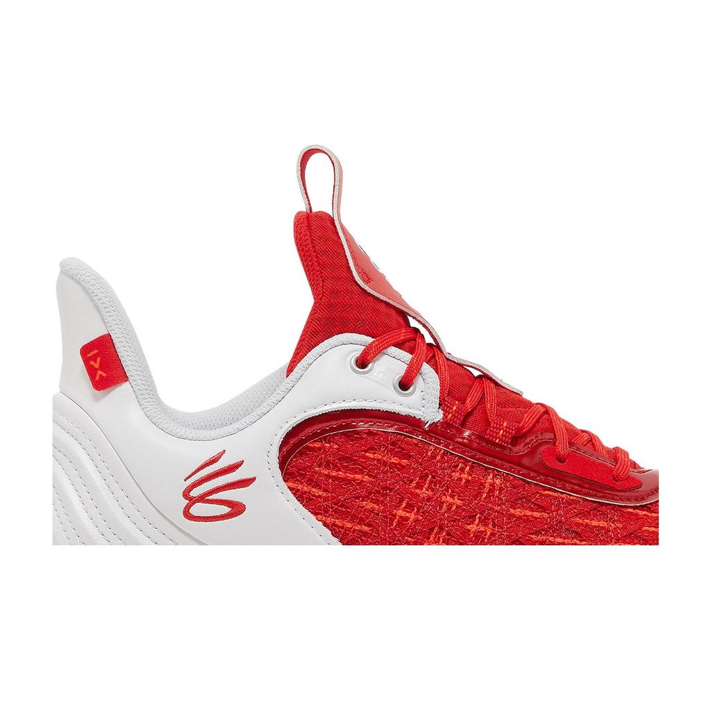 Under Armour Curry Flow 9 Team 'White Red' (Unisex) White / Red Basketball Shoes 3025631 100