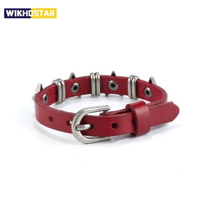Goth Vintage Star Leather Alloy Bracelets For Women Men Gothic Retro Couple Bracelet Rock Party Jewelry Accessory-Decor Dropship