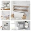 Kitchen Cling Film Tissue Holder Sliding Knife Cutter Aluminum Foil Barbecue Paper Cutting Box Household Towel Storage Racks