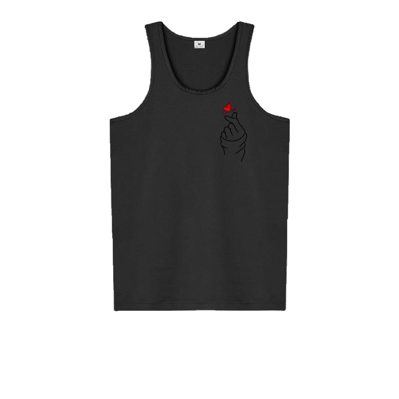 Tricou fără mâneci, elastic, slim, de vară, pentru bărbați, sport, care absoarbe transpirația