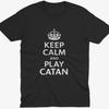 Bleib ruhig spiel Catan T-Shirt und Kinder-T-Shirt, Brettspiel-Liebhaber Geschenk