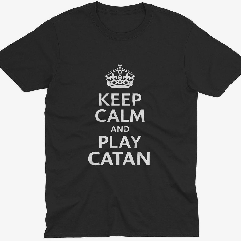 Bleib ruhig spiel Catan T-Shirt und Kinder-T-Shirt, Brettspiel-Liebhaber Geschenk