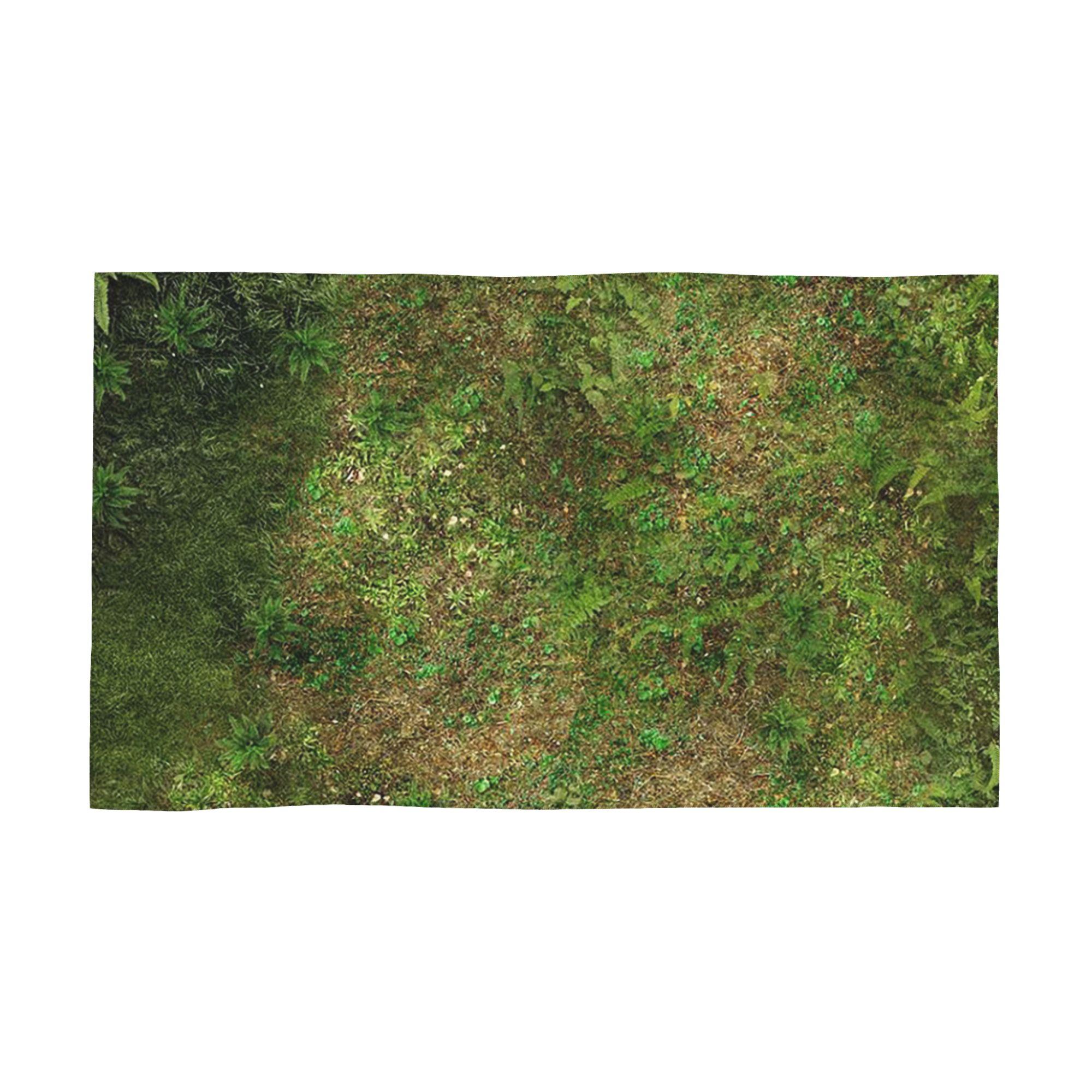 

Grass Battlemat Soft Face Towel Quick Dry Pool Bath Cotton Towels Breathable W30*H60(CM)
