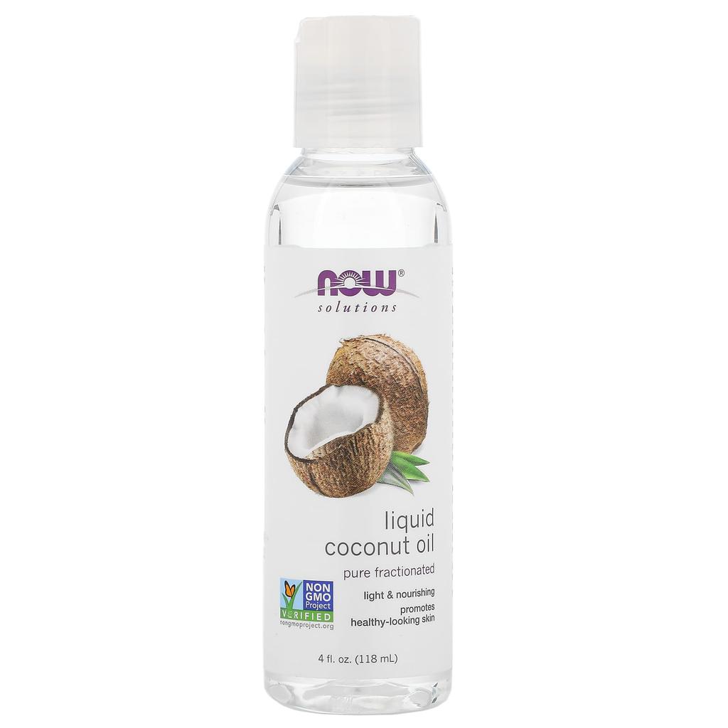 Solution, Liquid Coconut Oil, Pure Fractionated, 4 fl oz (118 ml)