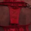 Women's Panties Heart Rhinestone Jacquard Low Waist Lace Translucent Flower Underpants Ventilate Underwear Super Comfortable