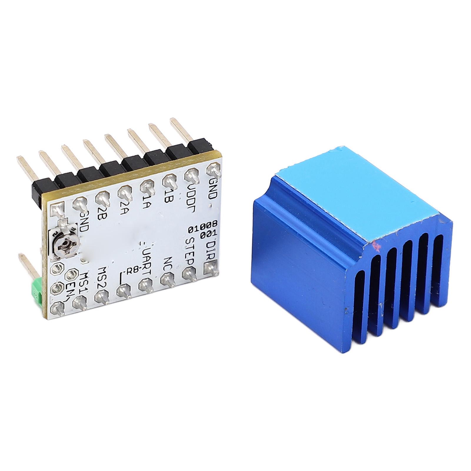 

Stepper Motor Driver Super Quiet Fast Heat Dissipation 3D Printer Stepper Motor Driver Module for