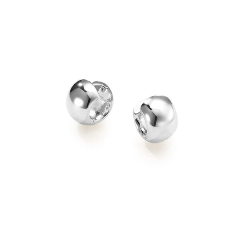 FINDELISE 925 Sliver Churb Dounut Earrings