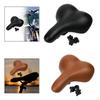 Bike Saddle Road Seat Cycling Pad Wide Shockproof Comfortable Replacement Mountain Bikes