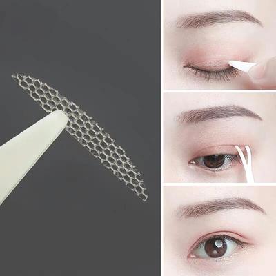 240Pcs Double Fold Eyelid Tape Sticker Lace Nature Clear Beige Stripe Self-adhesive Natural Eye Makeup Make Up With Tool New