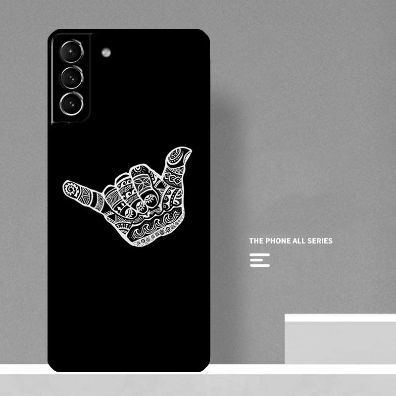 Surfer Surf Hang Loose Shaka Phone Case For Samsung Galaxy S26 S25 S24 S20 S21 S22 S23 Ultra S10 Plus S25 FE Cover Coque
