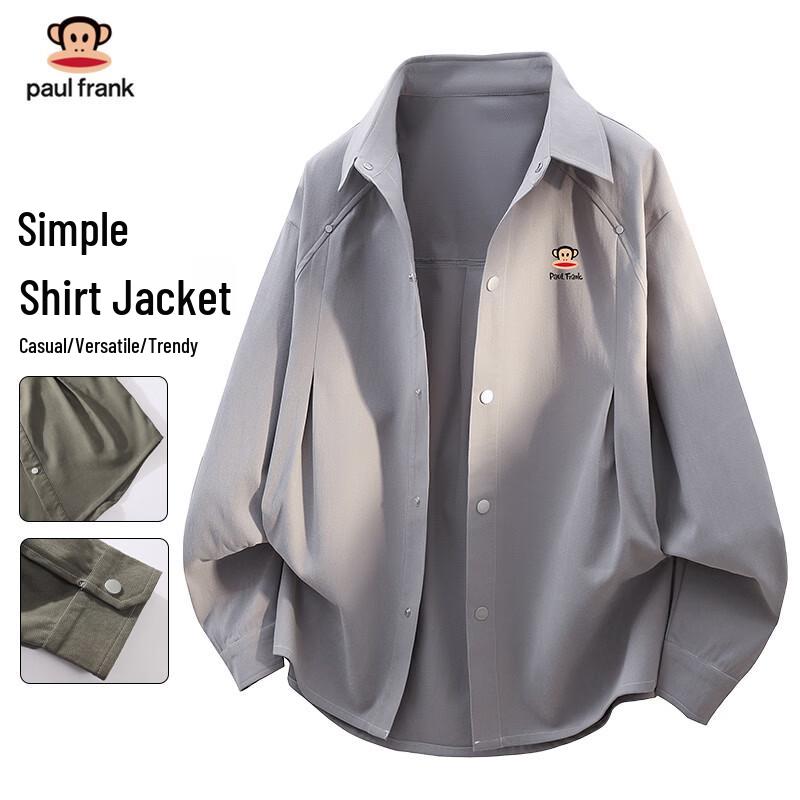 Paul Frank Men s Spring Autumn Casual Shirt Collar Jacket 4XL